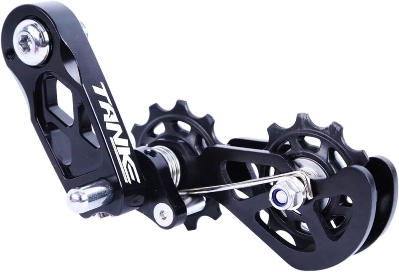 CooMeng Ultra-Smooth Single-Speed Chain Tensioner with Adjustable Tension and Dual Spring Chain Guides - Noiseless Performance and Easy Installation for Dirt Bikes, BMX and Folding Bikes - Image 1